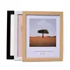 Porta-Retrato de Madeira Minimalista Moderno 6 polegadas Moldura Vazia Ornamento para Pendurar na Parede Porta-Retrato 7 8 9 10 polegadas A4 Decorativo Foto Moldura Horizontal Suporte de Exposição