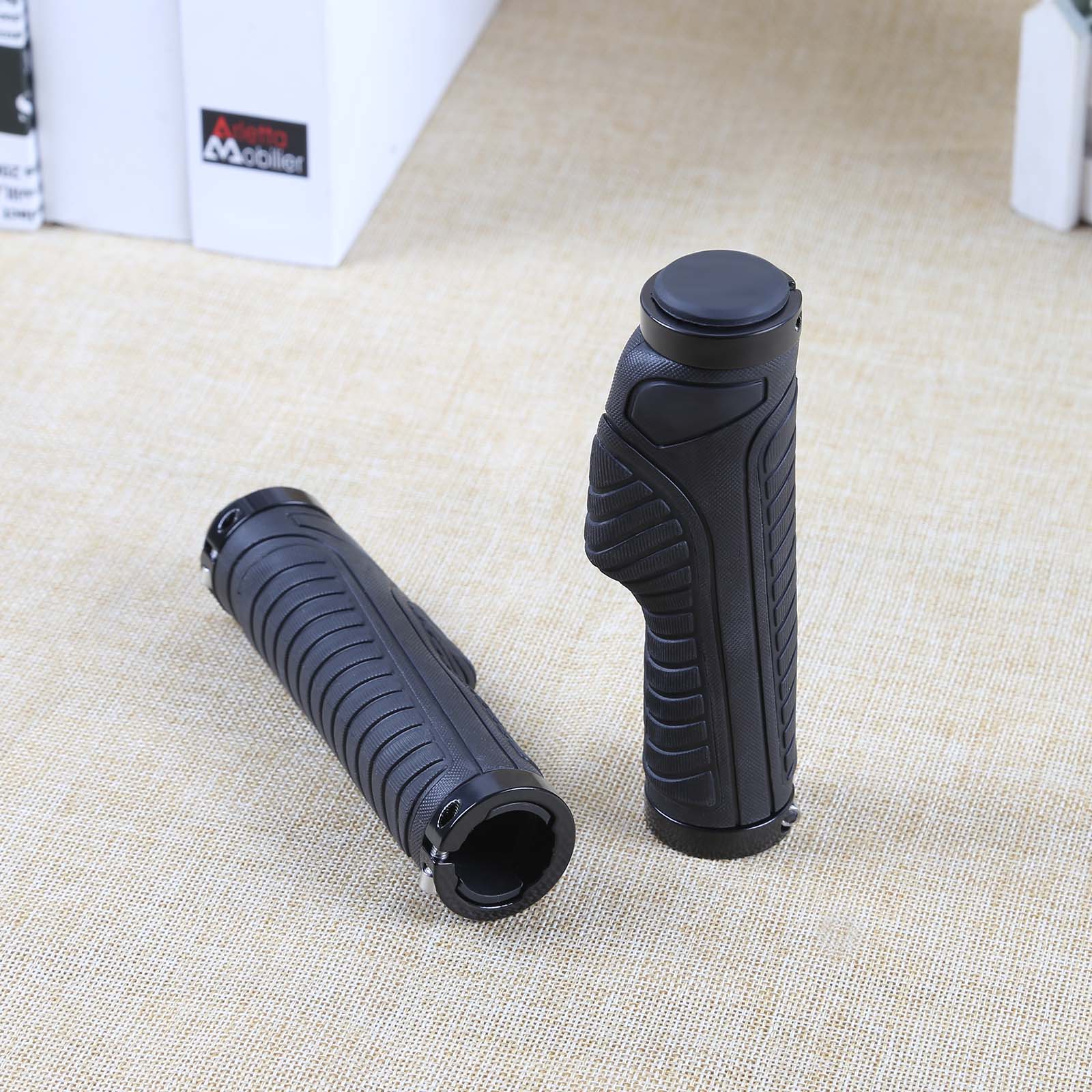 Bicycle Handlebar Grips MTB Road Bike Double Lock Rubber Grips 131*32*44mm Shock-absorbing Cycling Handle Ergonomic Handle Bar
