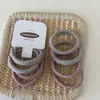 Pacote com 4 Scrunchies de Seda Brilhante~ Nova Versão Coreana, Macios e Altamente Elásticos, Delicados com o Cabelo, Elásticos de Cabelo, Acessórios de Cabelo para Mulheres