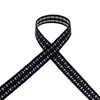 Cinta Jacquard Rayada de 1 cm para Decoración de Dobladillo en Ropa Infantil, Cinta Jacquard para Sombreros de Textiles para el Hogar