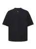 Nanxia Nuevo Estilo de Verano Retro Americano Sencillo Casual Manga Corta de Moda Camiseta con Letra Unisex Holgada