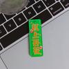 Llavero de tarjeta de texto acrílica de doble cara original etiqueta para llaves paquete de materiales para accesorios de joyería diy colgante para joyería colgante