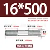 Tornillos de Doble Extremo de Acero Inoxidable 304, Pernos Extendidos de Longitud Igual, Biela, Varillas Roscadas, Barras Roscadas M12-M24