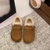 Mocasines de Moda Versátiles con Suela Gruesa para Aumentar la Altura para Mujer 2026 Nuevos Zapatos de Felpa Birkenstock Súper Populares de Otoño e Invierno