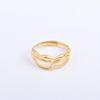 Joyería de Moda para Mujer Ins Nuevo Estilo Anillo de Acero de Titanio Lujo Ligero Nicho Irregular Sensación de Alta Gama No se Desvanece Único Simple