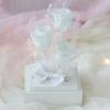 Presente Dia dos Namorados Rosa Caixa de Flores Acrílica Cristal Amor Aniversário de Menina Flor Eterna Personalizada Romântica Flor Presente