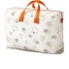 Bolsa de almacenamiento de colchas de gran capacidad, para ropa, colchas, equipaje, bolsa de mudanza para estudiantes, bolsa tejida de acabado