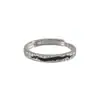 Anillo de Gota de Pegamento Retro Abisal para Mujer Nicho Lujo Ligero Diseño Abierto Anillo de Dieta Ajustable para Regalo de Cumpleaños de Amigas