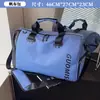 Bolso de Hombro para Viajes Cortos de Lona con Logo Personalizado, Bolsa de Equipaje Grande para Viajes Diarios, Bolsa Deportiva de Fitness con Separación Húmeda y Seca