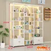 Armário expositor de cosméticos de prateleira, expositor, armário de produtos para salão de beleza e unhas de luxo leve, armário expositor, prateleira de armazenamento, multifuncional
