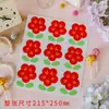 Cartão de Flor de Desenho Animado com Pirulito Cartolina Texto de Bênção Inspiradora Cartão de Cumprimentos Mensagem de Encorajamento Cartão Decorativo para Estudantes Cartão de Inserção Exquisito