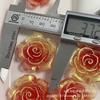 Novo Cartão Gradiente Dourado Rosa Rosa 37mm Plano DIY Feito à Mão Alta Qualidade Fábrica Atacado Em Estoque Venda Direta Materiais