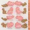 Mini Moldes para Galletas de Dibujos Animados Sanrio Hogareños Moldes de Sandía Estéreo 3D Corte a Presión Horneado de Fondant Hecho a Mano