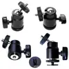 Mini Rótula de Metal con Rotación de 360 Grados, Tornillo de 1/4 Trípode Universal para Cámara Rótula Universal Rótula Pequeña