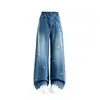 Pantalones para Niña 2026 Primavera y Otoño Estilo Nuevo Pantalones Largos para Niños Medianos y Grandes Pantalones Casuales de Pierna Ancha Jeans para Niñas Venta al por Mayor