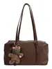 Otoño Invierno Retro Gamuza Felpa Almohada para Axila Bolso Nuevo Suelto Casual Bolso Tote de Moda Versátil Bolso Bandolera Único Baguette