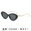 2025 Nuevas Gafas de Sol Retro Personalizadas Ojo de Gato Moda Anti-UV de Gama Alta Tendencia Gafas de Sol Mayoreo