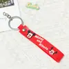 6055 # Patrón de Dibujos Animados Lindo Cuerda de Goma Suave Llavero Accesorios Muñeca Muñeca Juguete Colgante Lanyard Accesorios