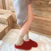 Pantuflas peludas para mujer para usar en exteriores, nueva versión coreana 2026, zapatos de moda ins para otoño y primavera, pantuflas planas de moda para casa, influencers