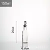 Olla de Aceite Cuadrada de Vidrio para Uso Doméstico, Botella de Aceite de Oliva a Prueba de Fugas, Botella Dispensadora de Aceite Comestible, Botella de Aceite con Boquilla de Acero Inoxidable al por Mayor