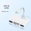 Aplicável a celular Huawei cabeça de conversão otg tipo-c para usb3.0 carregamento U disk Apple conversor dois em um