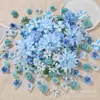 Set de 50 Flores Artificiales, Materiales DIY de Flores de Seda, Pasadores de Flores Falsas, Accesorios Hanfu, Decoraciones de Boda, Estilos Mixtos de 4-12 cm