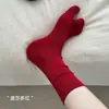 Calcetines de punta para mujer estilo coreano para otoño e invierno, color liso, casuales y versátiles para ir al trabajo, calcetines altos de algodón puro, disponibles en negro y blanco