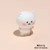 Urso Estéreo Fofo Boneca de Resina DIY Cola de Chantilly Carro Decorações de Mesa Chaveiro Joia Pingente Material
