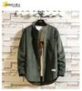 Primavera 2024 camisa masculina de veludo cotelê masculina solta japonesa moda casual casaco combinando camisa simples masculina
