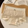 0A Algodón Antibacteriano Extendido y Ensanchado Fondo Antibacteriano Entrepierna Algodón Crudo Ropa Interior Femenina 1 Calzoncillos tipo Boxer Femeninos Ropa Interior de Algodón Natural