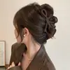 Presilha de garra doce oversized estilo coreano 2026, de alta qualidade e requintada, presilha tubarão versátil para coques na nuca, acessório de cabelo