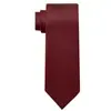 Corbata para Hombre Color Sólido Corbata Negra Corbata Negra de Satén Corbata de Negocios Ocasión Boda Corte Delgado Cuello Blanco Corbata de Trabajo
