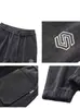 Pantalones gruesos de forro polar para hombre de marca de moda transfronteriza, pantalones casuales de retazos para otoño e invierno, pantalones cargo casuales de pana