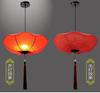 Nueva lámpara de loto de hoja de loto china linterna de estilo chino pasillo de boda restaurante tienda de hot pot candelabro de tela antigua