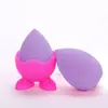 Suporte para Esponja de Maquiagem Antimofo, Rack de Armazenamento de Esponja de Maquiagem de Silicone, Suporte para Pincel de Pó, Suporte de Esponja de Maquiagem de Silicone, Suporte de Ovo de Silicone