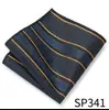 Pañuelo de bolsillo de jacquard para trajes, pañuelo de pecho para traje formal de hombre, pañuelo de bolsillo a rayas, accesorios para traje, multicolor en stock al por mayor