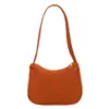 Bolso plisado casual para mujer 2025 Nuevo nicho versátil de gran capacidad, bolso de media luna, bolso de axila, bolso de mano para el hombro
