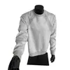 Nueva Sudadera Pesada de Manga Larga con Cuello Redondo para Hombre para Primavera y Otoño, Chaqueta Versátil de Color Sólido Estilo Americano Casual para Parejas
