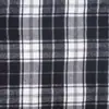 Camisa tecido xadrez atacado algodão lixado saia plissada tecido de flanela peça de vestuário xadrez colorido tecido artesanal