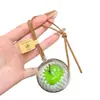 Colgante Creativo de Manzana para Bolsos, Llavero Tejido a Mano Estilo Ins de Fruta de la Paz, Accesorio de Cadena para Teléfono