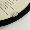 Novo Anel Tecido Vintage Listrado para Mulheres Prata Esterlina S925 Design de Nicho Personalidade da Moda Anel para o Dedo Indicador