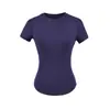 Camiseta Deportiva de Manga Corta de Modal para Verano Nueva Fitness Ajustada de Canalé Cuello Redondo