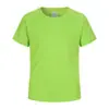 Camiseta de secado rápido para niños, hecha a medida, uniforme para clase de kínder, algodón puro, adecuada para actividades al aire libre en campamentos de verano, conjunto a juego para padres e hijos, manga corta con estampado de logo