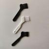 Cepillo para Brackets Invisibles/Cepillo para Brackets Correctivos/Cepillo de Nailon Cepillo de Limpieza Portátil Protector Bucal de Belleza Portátil