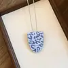 Clip para Gafas con Cadena para Cuello Estilo Coreano Retro Lunares Estampado de Leopardo para Mujer Nueva Moda Cadena para Colgar en Suéter Accesorios Versátiles para Viajes Cotidianos