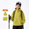 Roupas Infantis Haima 2026 Outono Nova Jaqueta com Capuz para Meninos Cardigan para Acampamento ao Ar Livre Roupa de Trabalho