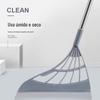 Vassoura Mágica Limpadora Wiper Doméstica Banheiro Antiaderente Cabelo Vassoura Mop de Silicone Durável Uso Duplo