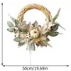 Nuevo producto transfronterizo: Calabaza Artificial, Bayas, Guirnalda de Vid con Hojas de Arce Blancas, Guirnalda Decorativa, Guirnalda de Vid de Cosecha y Acción de Gracias para Colgar en la Pared