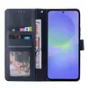 Adequado para Samsung A57 Estilo Moldura de Foto com Três Cartões A37/A17/A26/A56/A06/A55 Capa de Celular de Couro com Inserção de Cartão