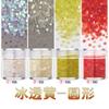 2mm redondo pequeno disco contas de unhas lantejoulas matte candy color unhas jóias fluxo cânhamo cola enchimento